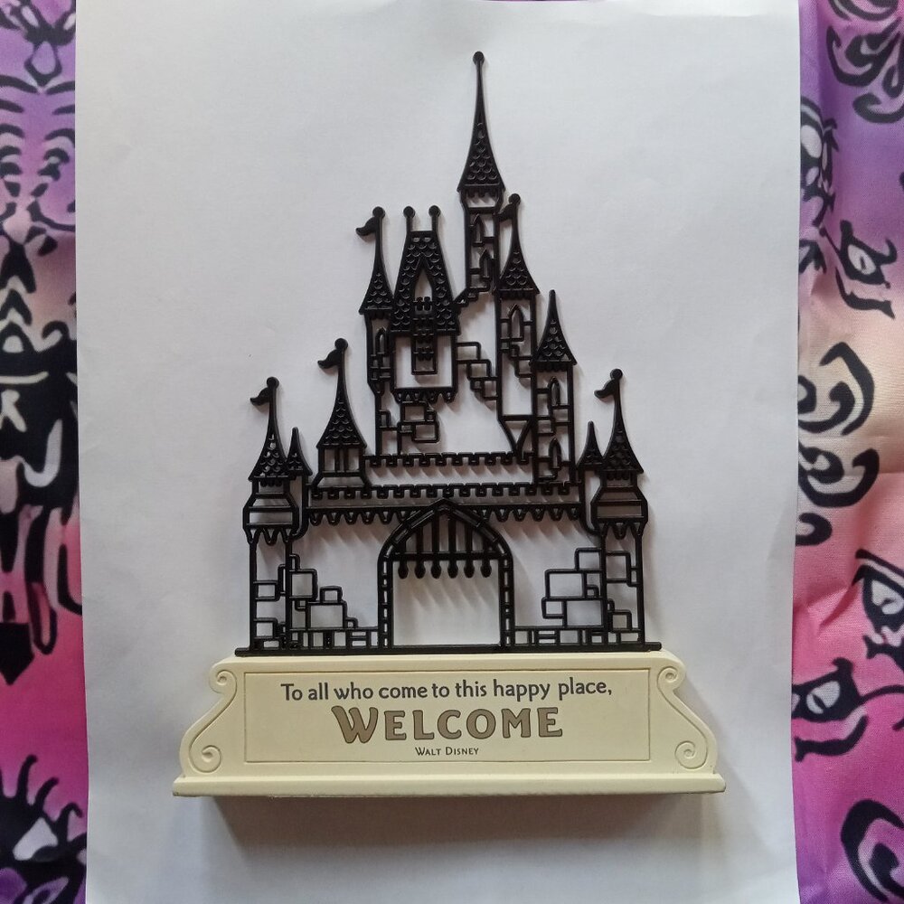 Hallmark Disney Castle Silhouette Figurine